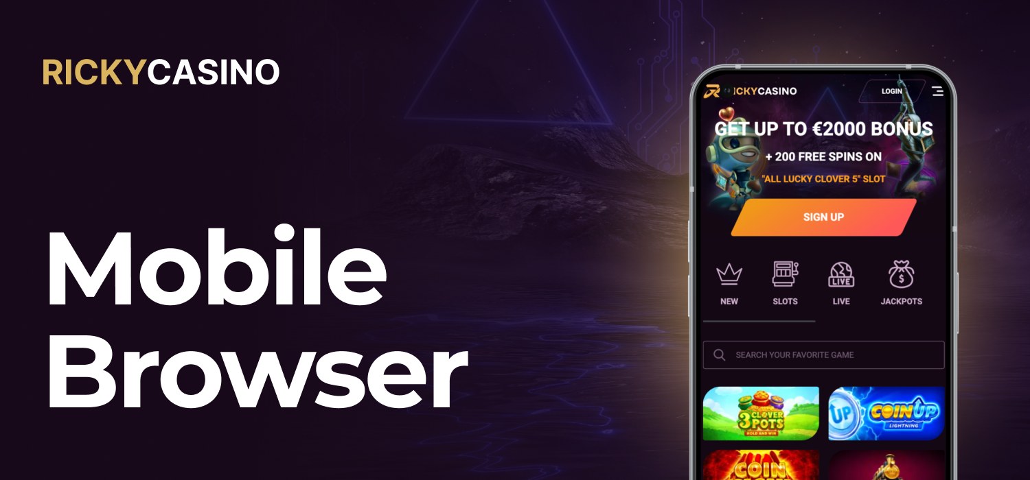 playing via mobile browser